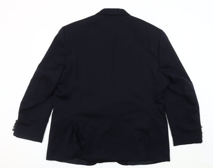 Mens UK Size 46 Marks and Spencer Regular Blue Suit Jacket