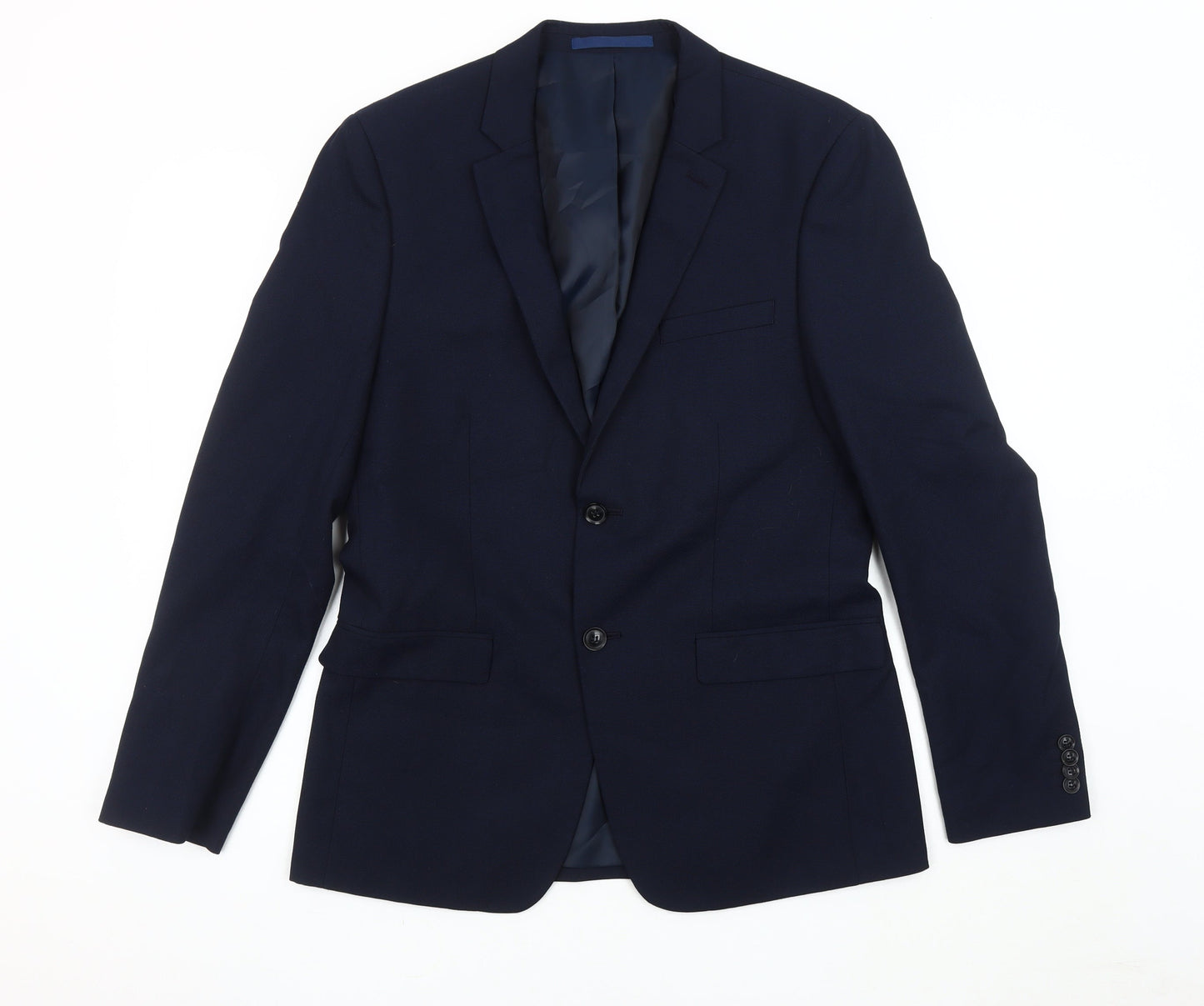 Topman Men's Blue Regular Fit Blazer Jacket 40R