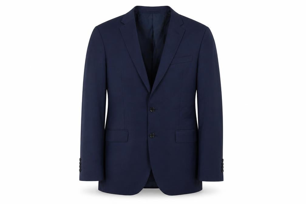 Mens UK Size 40 Marks and Spencer Regular Blue Suit Jacket
