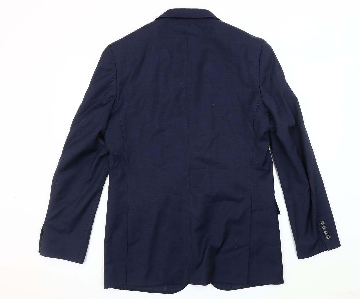 Mens UK Size 40 Marks and Spencer Regular Blue Suit Jacket