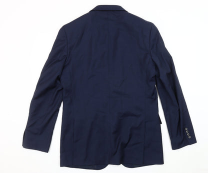 Mens UK Size 40 Marks and Spencer Regular Blue Suit Jacket