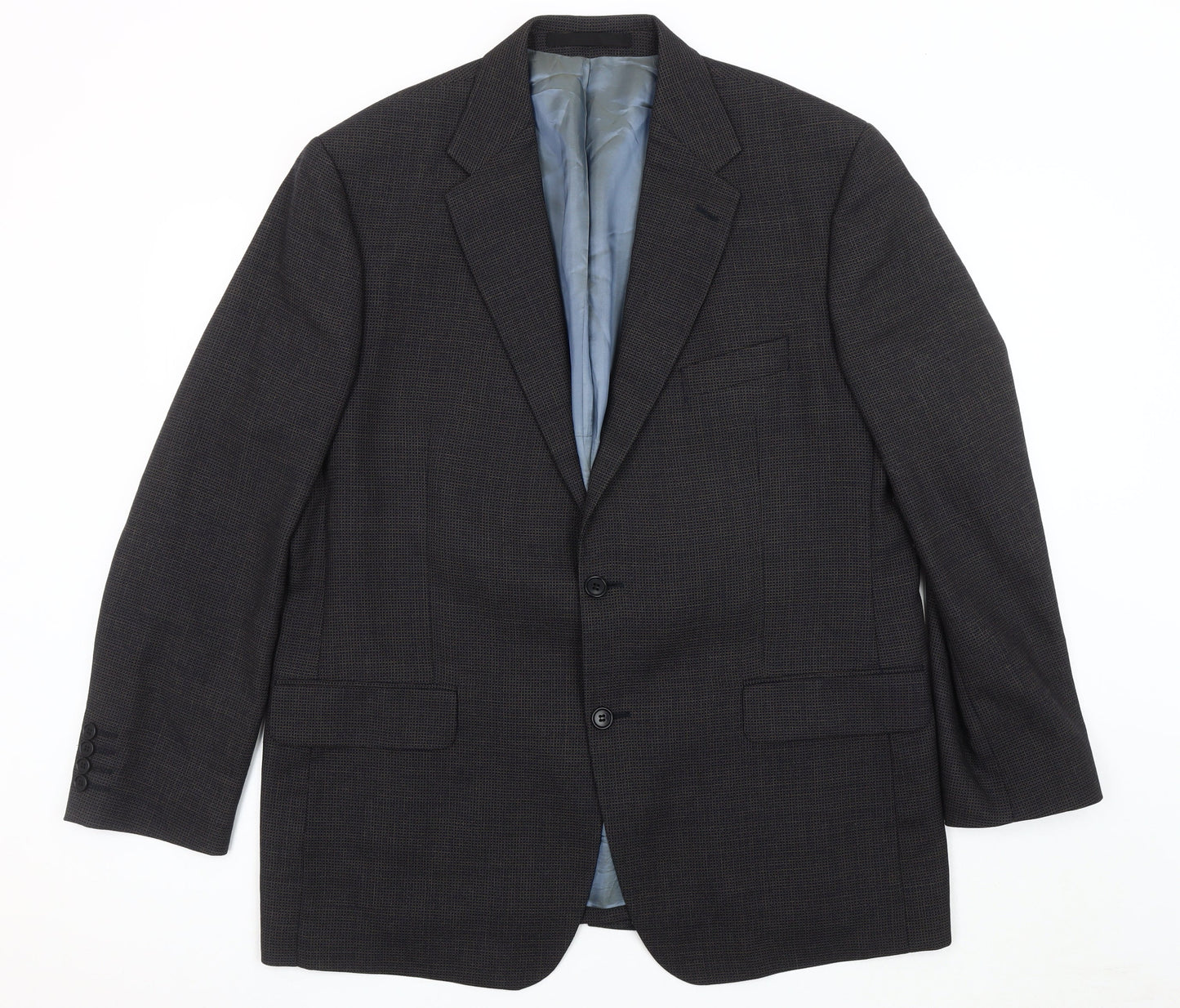 Mens UK Size 44 Marks and Spencer Regular Blue Suit Jacket