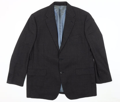 Mens UK Size 44 Marks and Spencer Regular Blue Suit Jacket