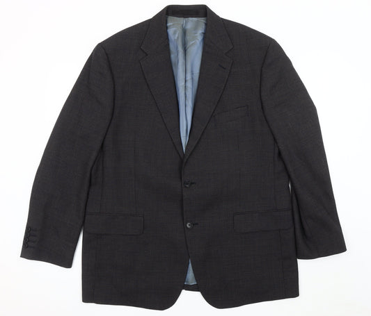 Mens UK Size 44 Marks and Spencer Regular Blue Suit Jacket