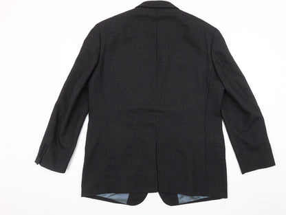 Mens UK Size 44 Marks and Spencer Regular Blue Suit Jacket