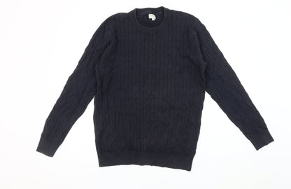 Racing Green Men's Black Medium Pullover Jumper