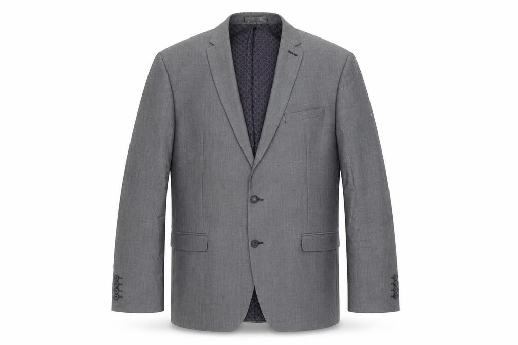 Mens UK Size 46 limehaus Regular Grey Suit Jacket