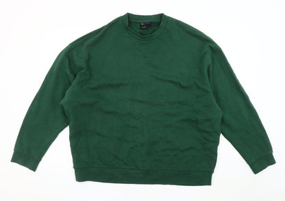 Mens UK Size XL ASOS DESIGN Green Pullover Sweatshirt