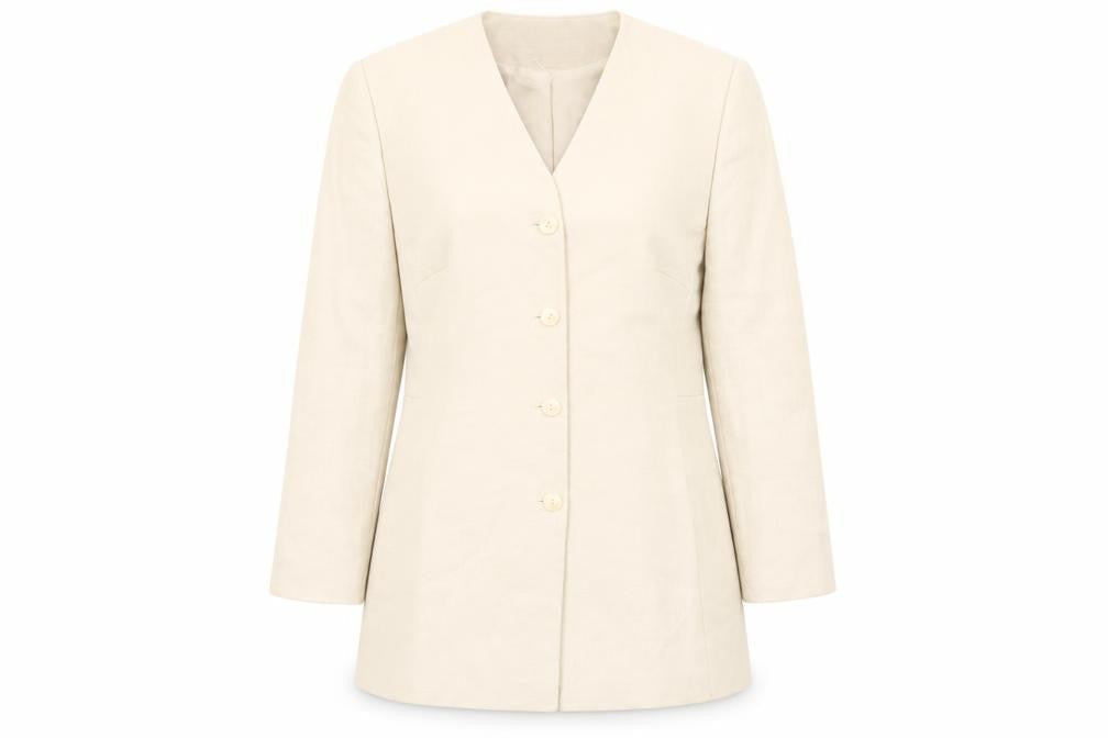Womens UK Size 14 Debenhams Regular Beige Suit Jacket