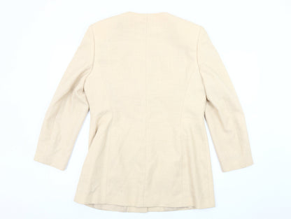 Debenhams Women's Beige Suit Jacket, Size 14, Classic Fit