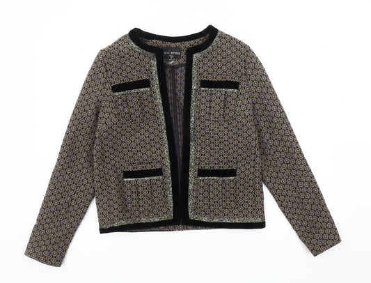 Next Women’s Geometric Jacquard Blazer, Size 10 Petite