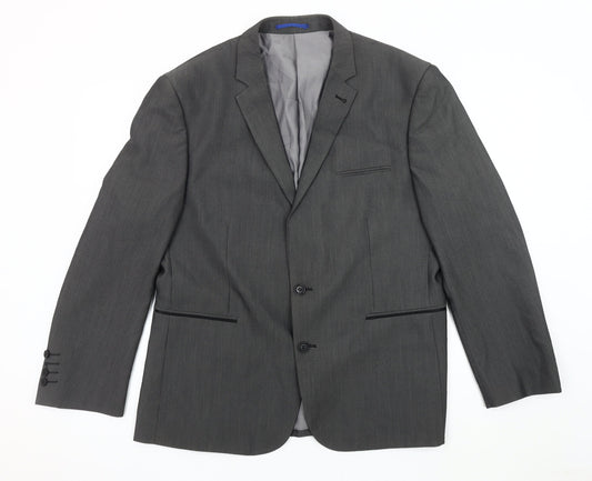 Mens UK Size 42 Jones Regular Grey Suit Jacket