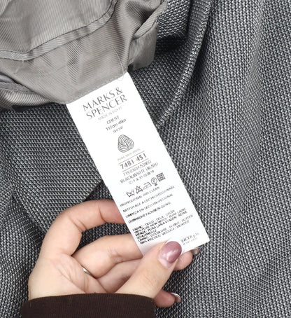 Mens UK Size 46 Marks and Spencer Regular Grey Suit Jacket