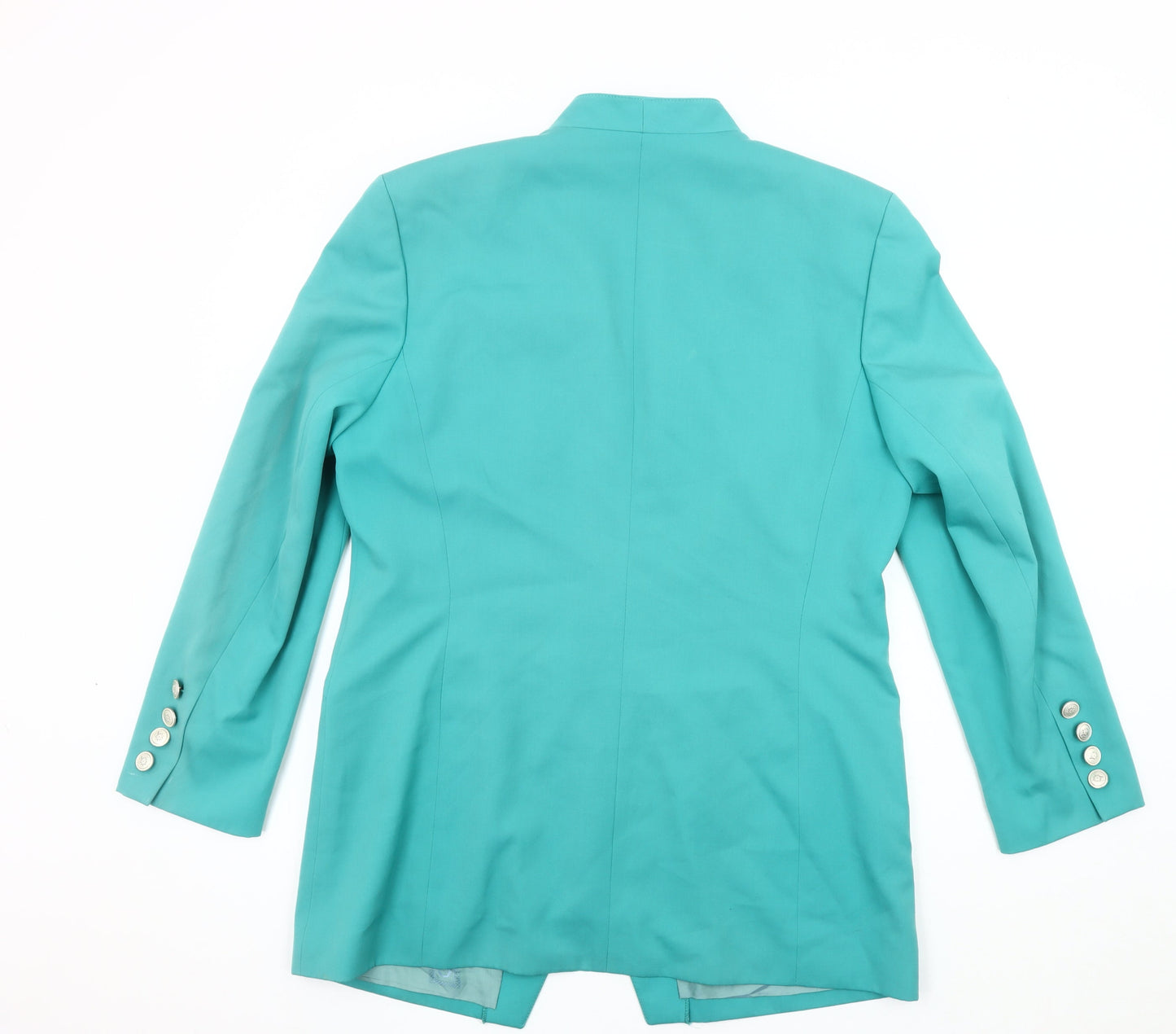 RAVENS Women's Green Double-Breasted Suit Jacket 40