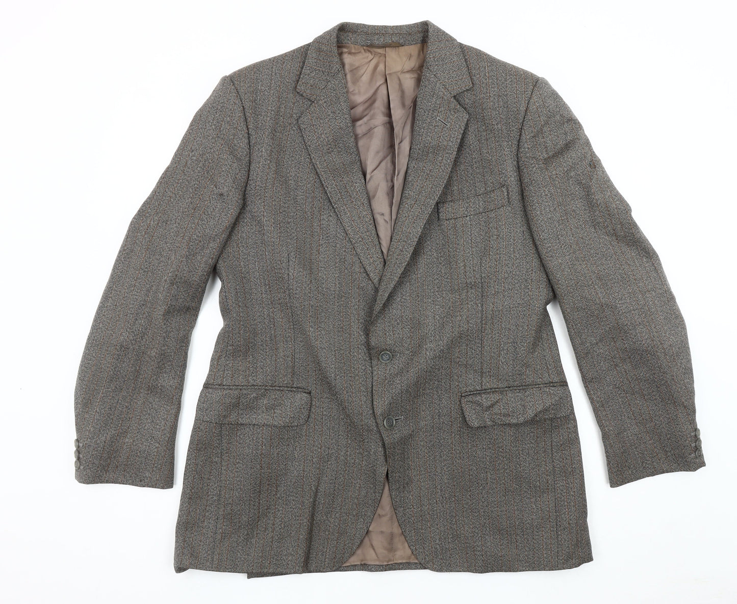 Mens UK Size 42 Dunn & Co. Regular Grey Suit Jacket