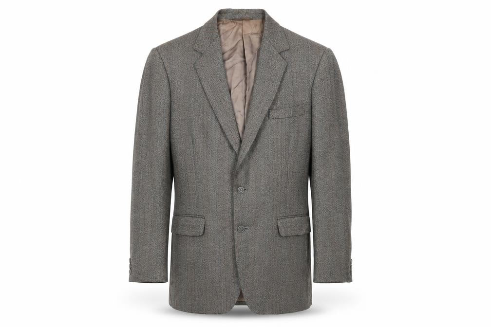 Dunn & Co Men's Grey Tweed Blazer Jacket 42R