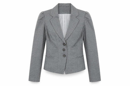 Dorothy Perkins Grey Blazer Women Size 6 Classic Fit
