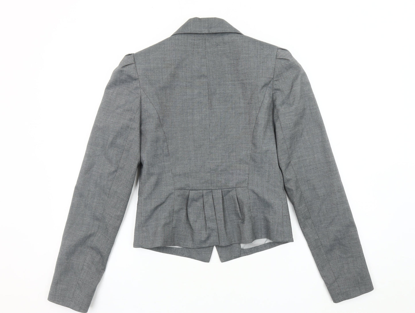Dorothy Perkins Grey Blazer Women Size 6 Classic Fit