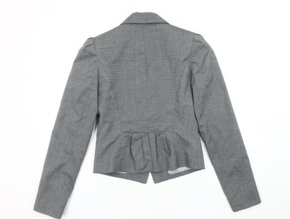 Dorothy Perkins Grey Blazer Women Size 6 Classic Fit