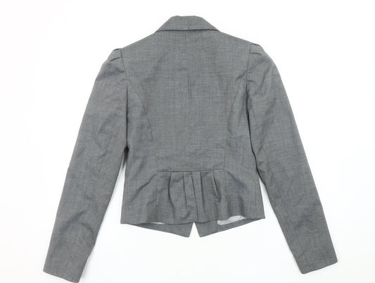 Dorothy Perkins Grey Blazer Women Size 6 Classic Fit