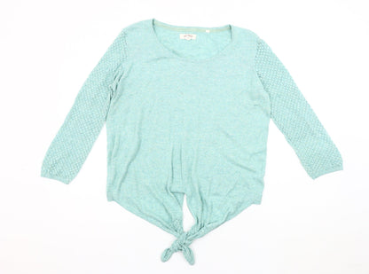 Fat Face Women's Green Pullover Jumper Size 4