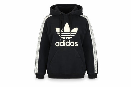 Womens UK Size 8 adidas Black Pullover Hoodie