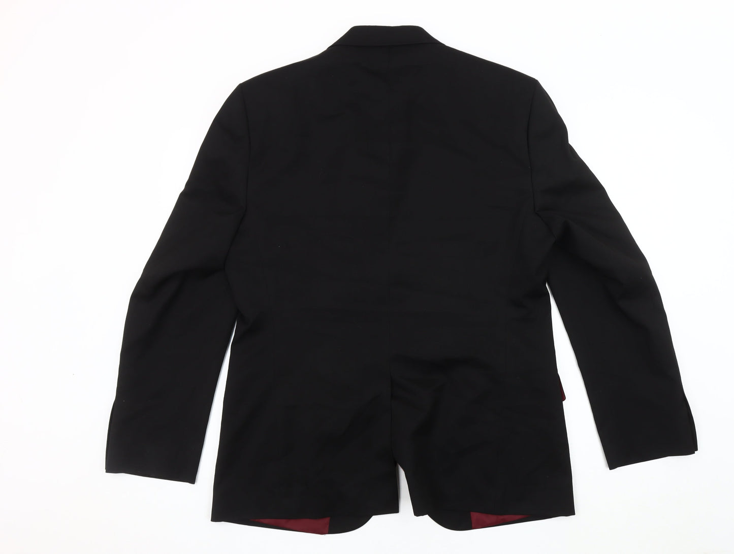 Mens UK Size 40 Marks and Spencer Regular Black Suit Tuxedo