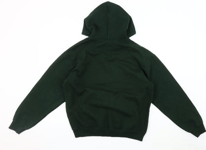Mens UK Size M G&G Green Pullover Hoodie