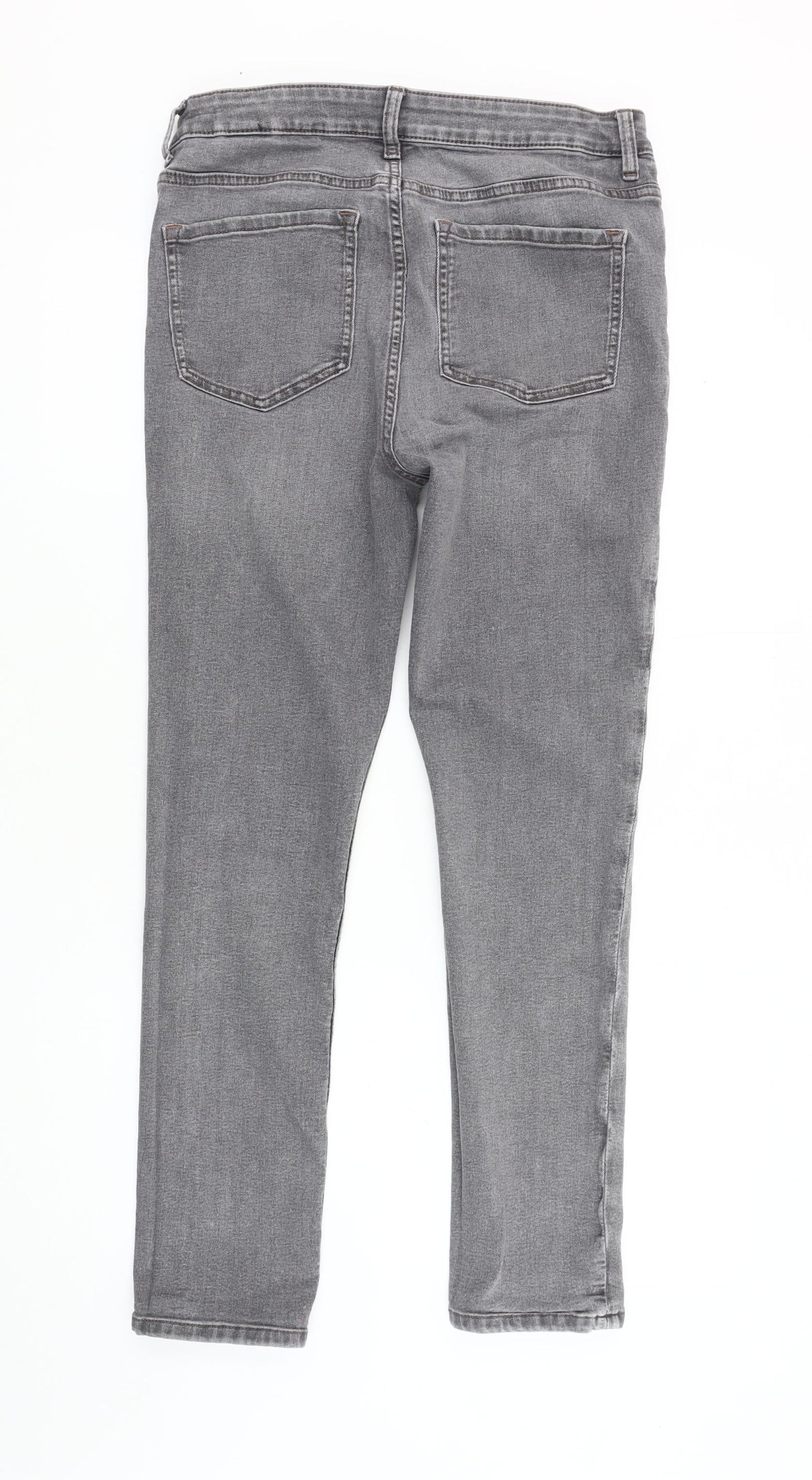 Womens UK Size 12 Marks and Spencer Regular Fit Skinny Grey Jeans