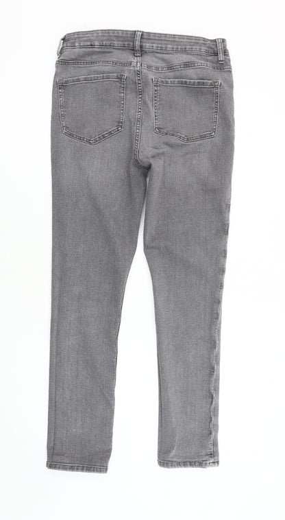 Womens UK Size 12 Marks and Spencer Regular Fit Skinny Grey Jeans