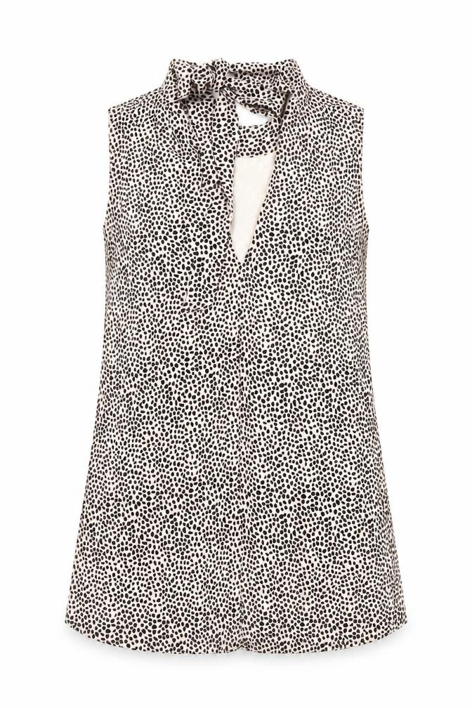 Womens UK Size 8 River Island Beige Basic Blouse