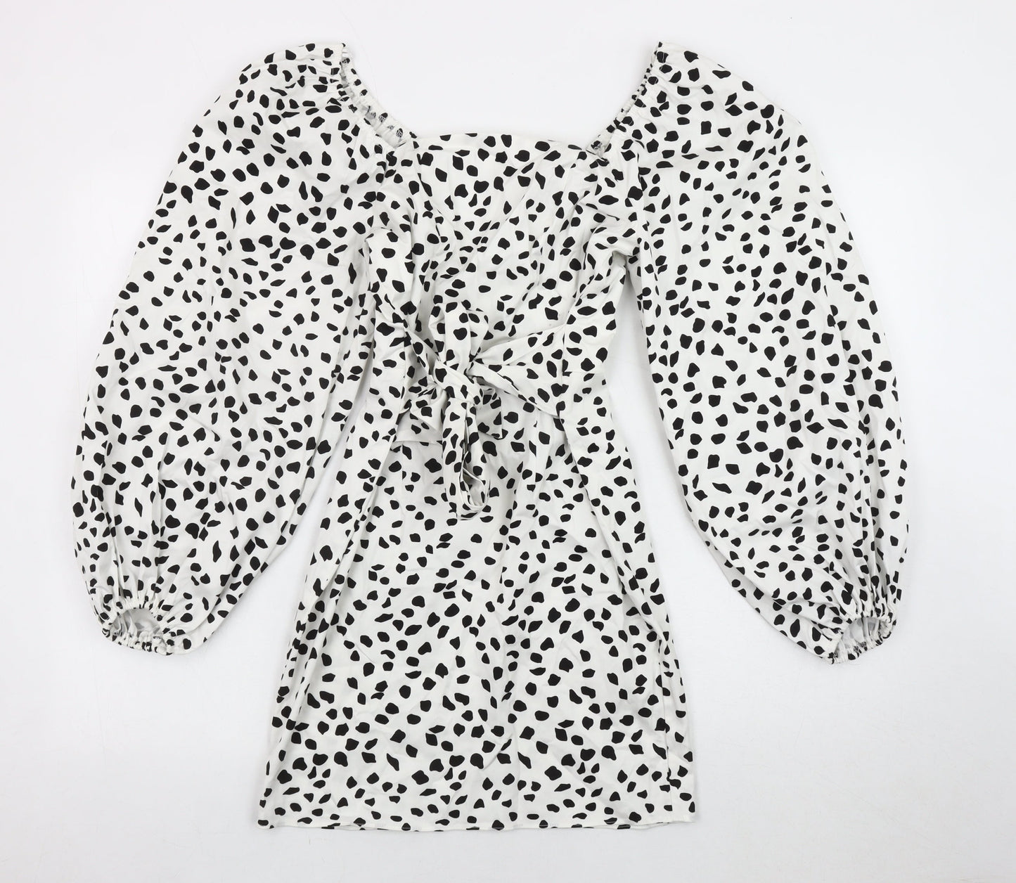 River Island Women’s White Animal Print Bodycon Dress