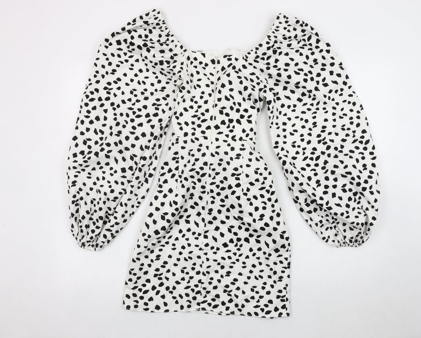 River Island Women’s White Animal Print Bodycon Dress
