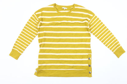 Womens UK Size 12 NEXT Yellow Basic T-Shirt