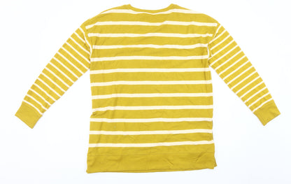 Womens UK Size 12 NEXT Yellow Basic T-Shirt