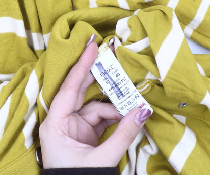 Womens UK Size 12 NEXT Yellow Basic T-Shirt