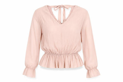 Womens UK Size S Quiz Pink Tunic Blouse