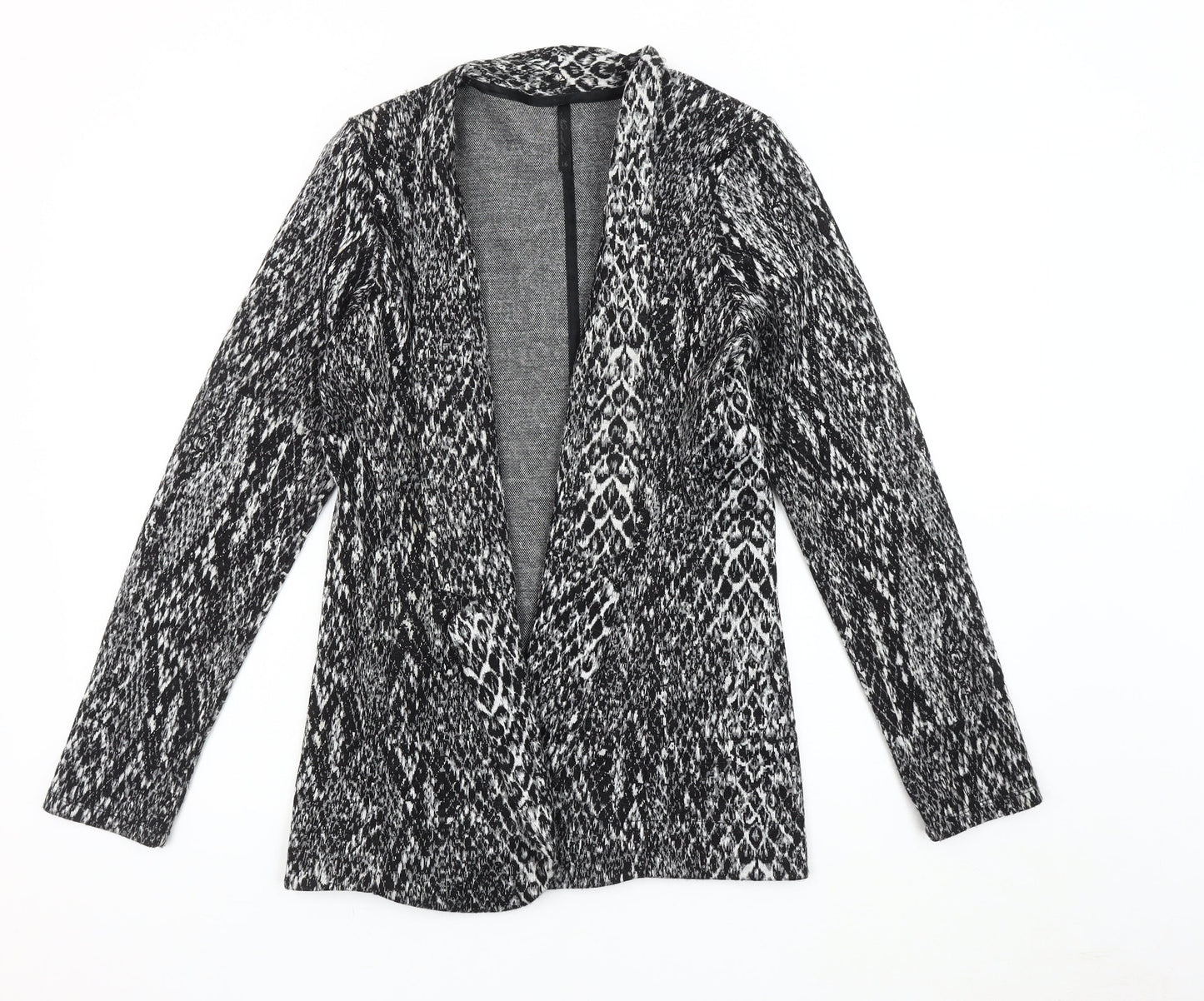 Next Women's Grey Animal Print Blazer Size 16