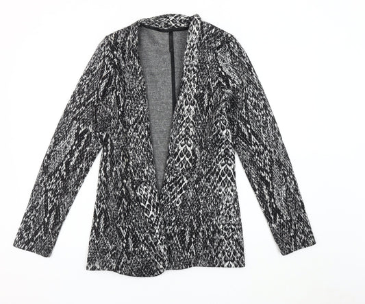 Next Women's Grey Animal Print Blazer Size 16