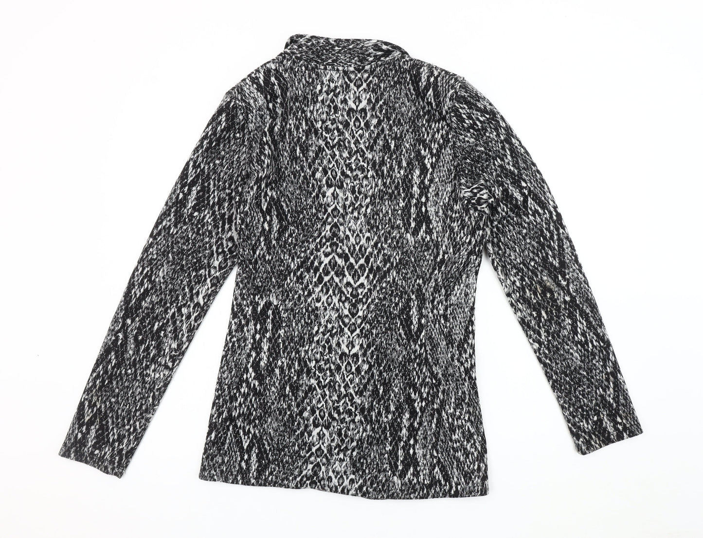 Next Women's Grey Animal Print Blazer Size 16