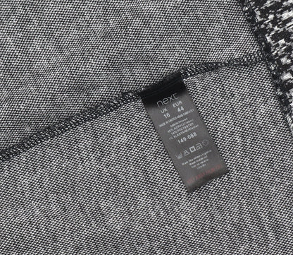 Next Women's Grey Animal Print Blazer Size 16