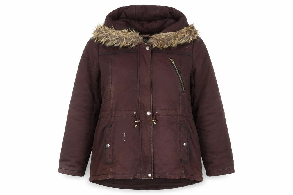 Womens UK Size 18 Dorothy Perkins Brown Parka Coat