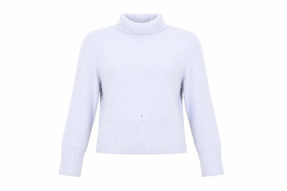 Zara Women's Purple Roll Neck Pullover Jumper, Size M