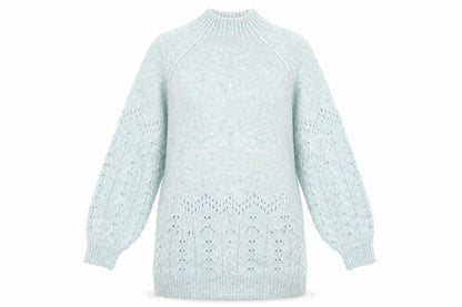 Womens UK Size UK 12 M&Co Green Pullover Jumper