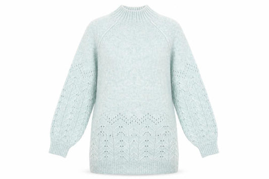 Womens UK Size UK 12 M&Co Green Pullover Jumper
