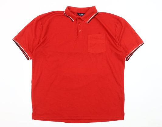 J.J. Willis Men's Red 2XL Polo Shirt