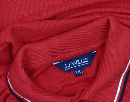 J.J. Willis Men's Red 2XL Polo Shirt