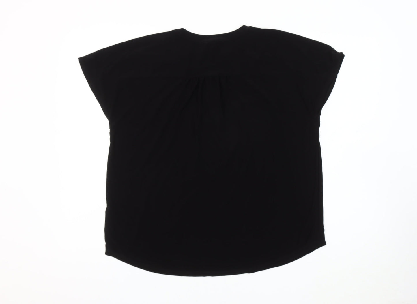 Womens UK Size L Jones New York Black Basic Blouse
