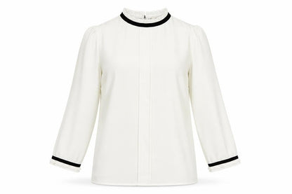 Womens UK Size 8 Oasis Ivory Basic Blouse
