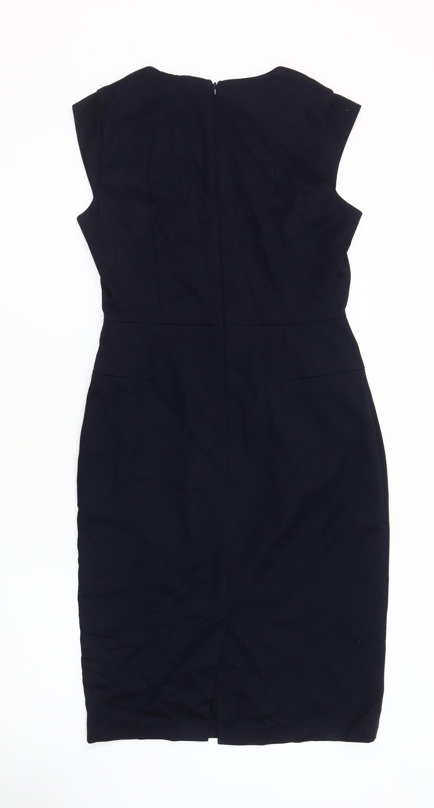 Next Women's Blue Pencil Dress - Size 8